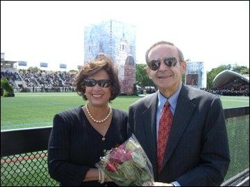 Susan and Gary at daugher's graduation