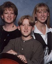 Pam, Peter and Anna in 1998